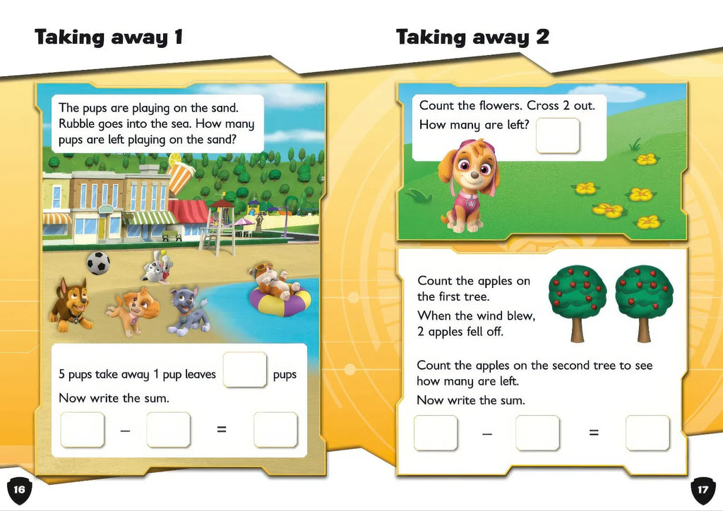 PAW Patrol First Counting Activity Book