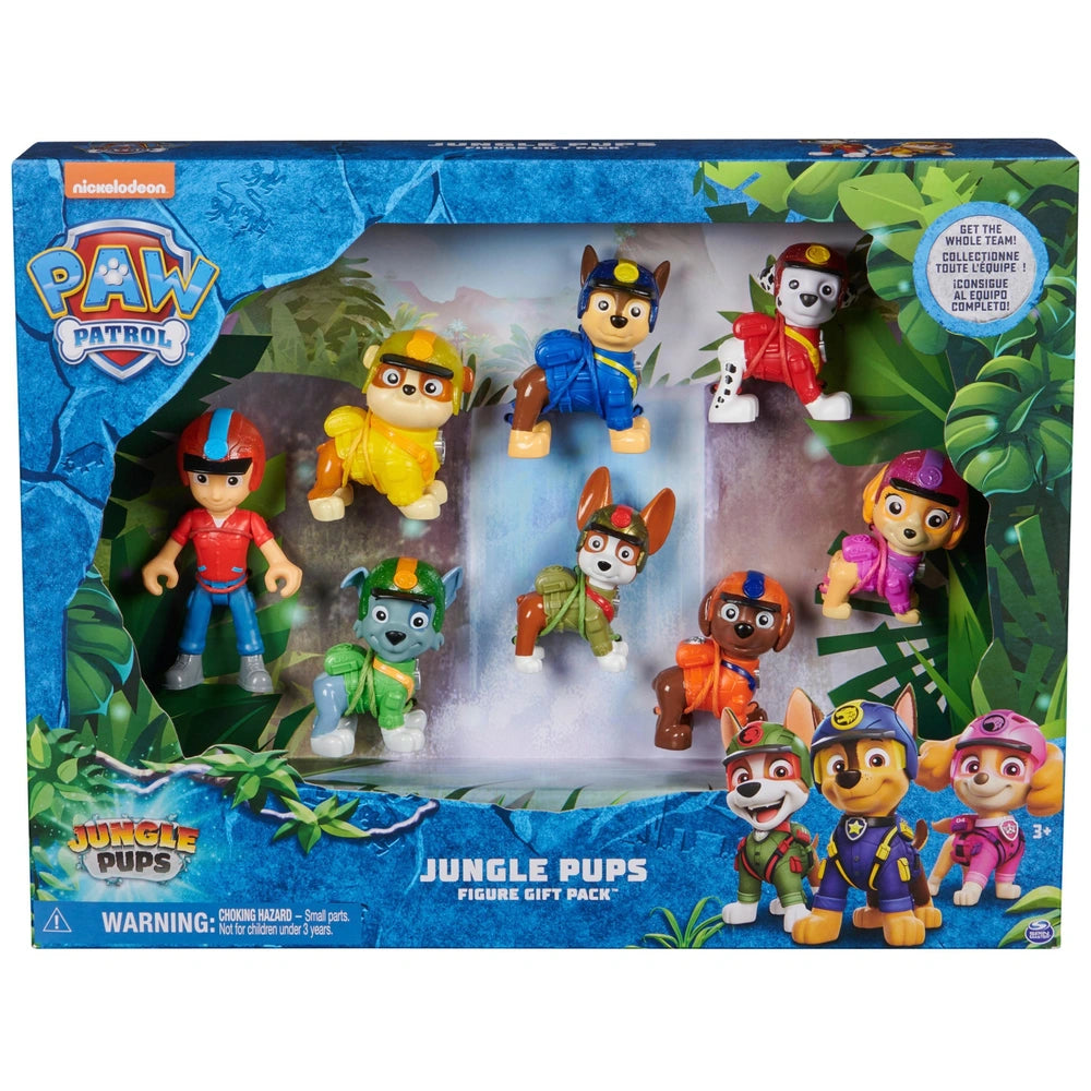 PAW Patrol Jungle Pups Action Figure 8 Pack Gift Set - TOYBOX Toy Shop
