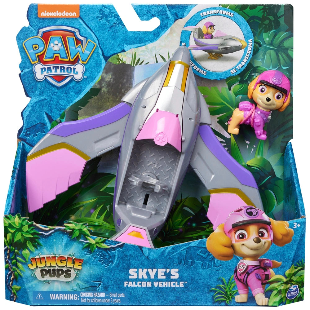 PAW Patrol Jungle Pups – Skye Falcon Rescue Vehicle - TOYBOX Toy Shop