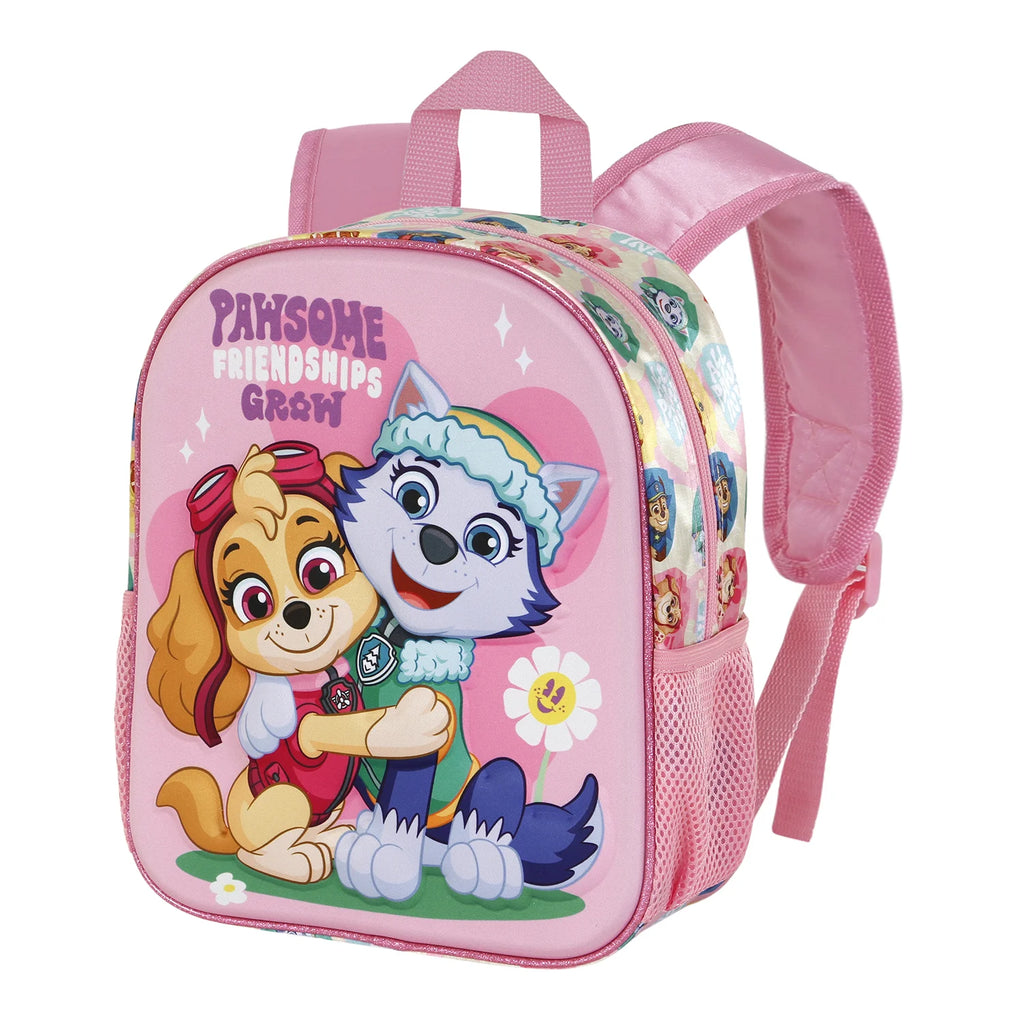 PAW PATROL Pink Small 3D Backpack - Friendship - TOYBOX Toy Shop
