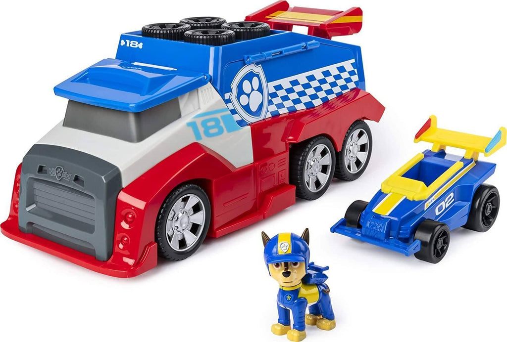 PAW Patrol Race Rescue Mobile Pit Stop Team Vehicle With Sounds - TOYBOX