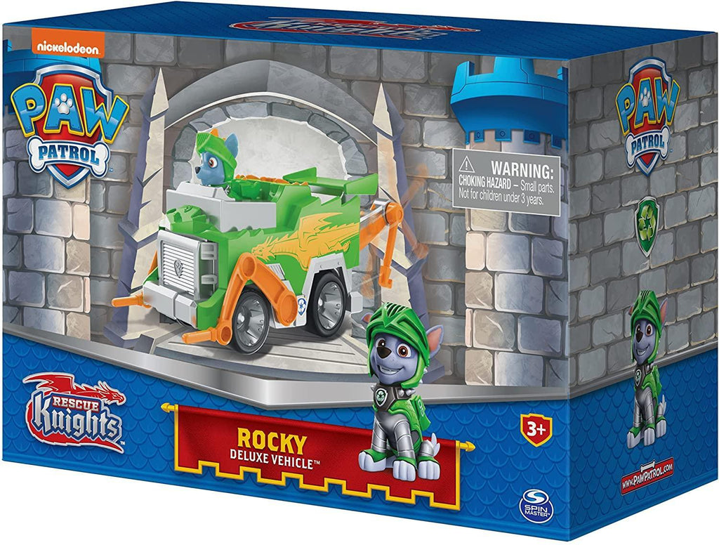 PAW Patrol Rescue Knights Rocky Transforming Car - TOYBOX Toy Shop