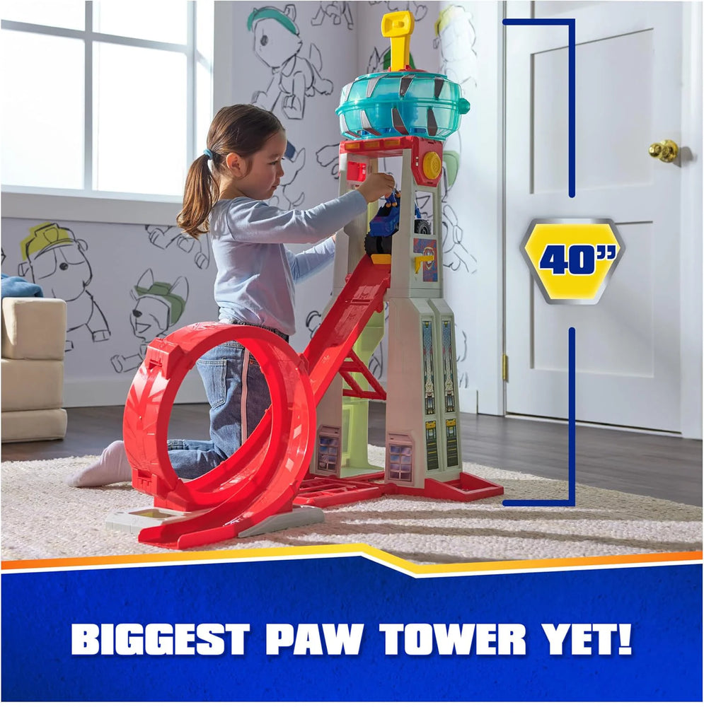 PAW Patrol Rescue Wheels Super Loop Tower HQ Playset - TOYBOX Toy Shop