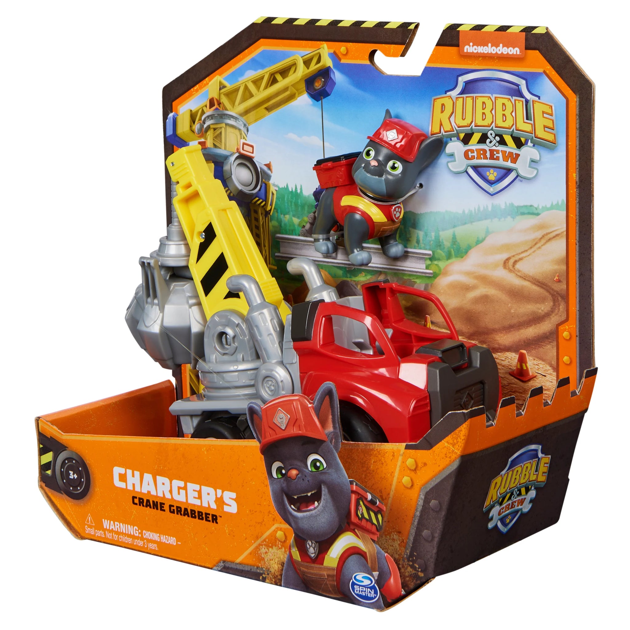 PAW Patrol Rubble Crew Charger's Crane Grabber Vehicle – TOYBOX