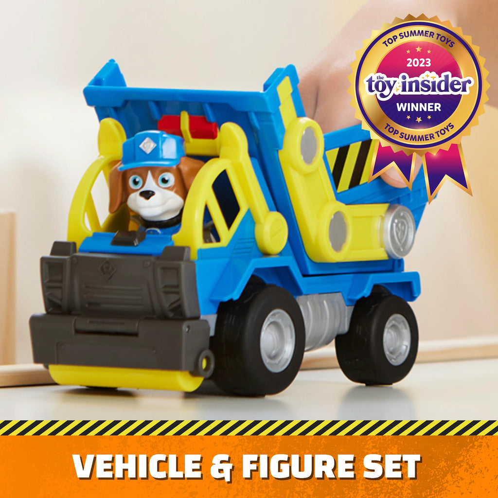 PAW Patrol Rubble & Crew Rubble & Crew Wheeler’s Dump Truck Vehicle - TOYBOX Toy Shop