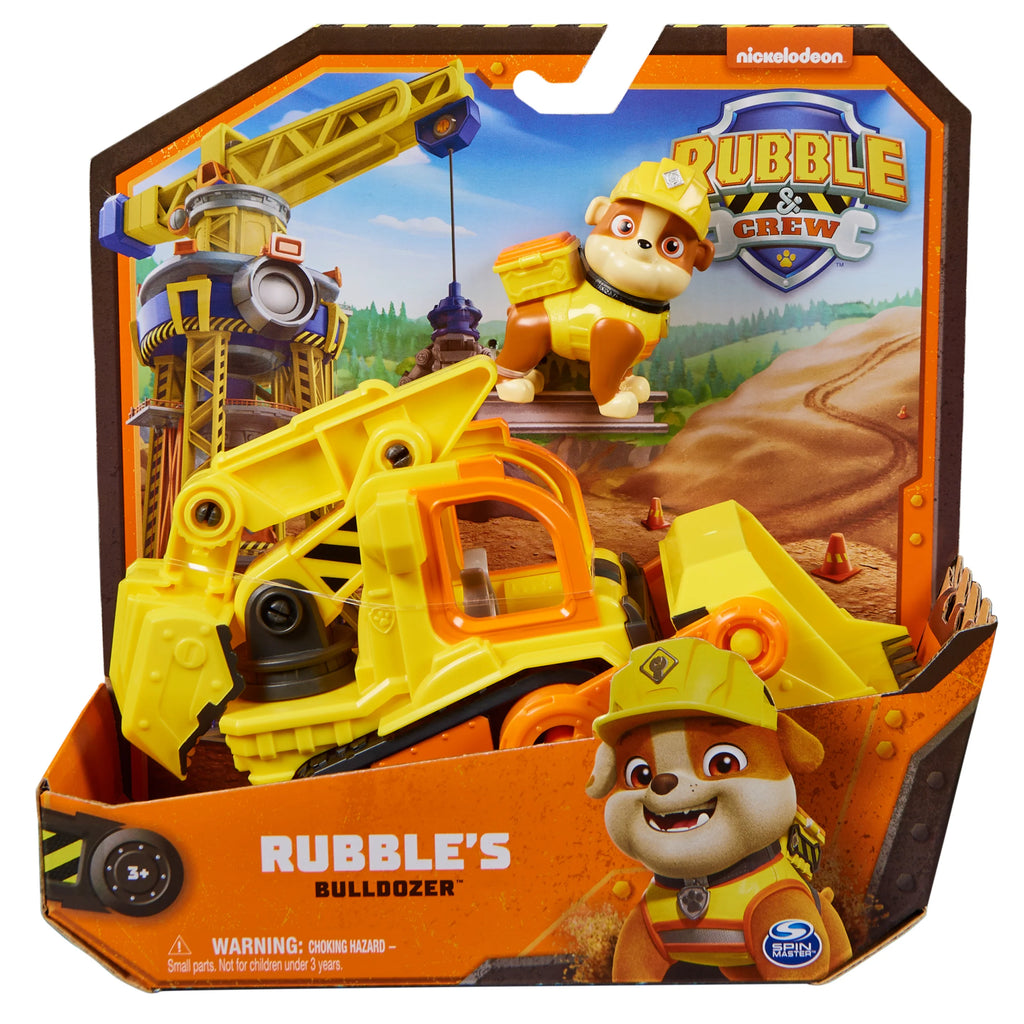 PAW Patrol Rubble & Crew Rubble’s Bulldozer Vehicle - TOYBOX Toy Shop