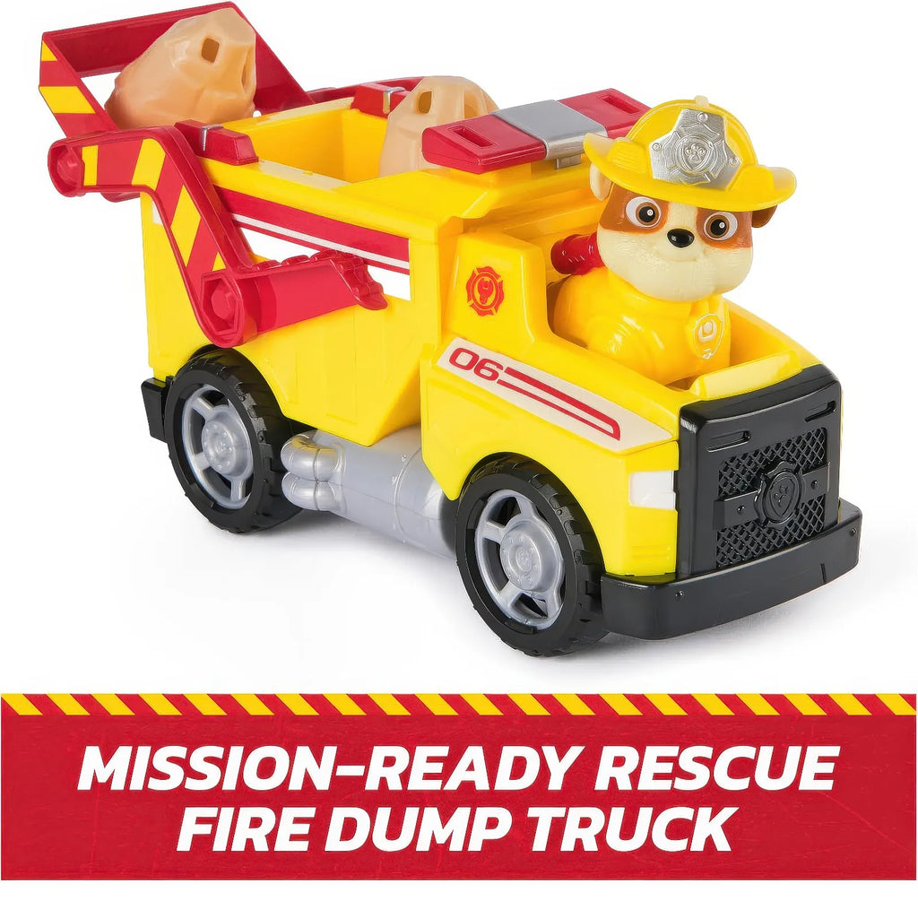 PAW Patrol Rubble Rescue Fire Dump Truck