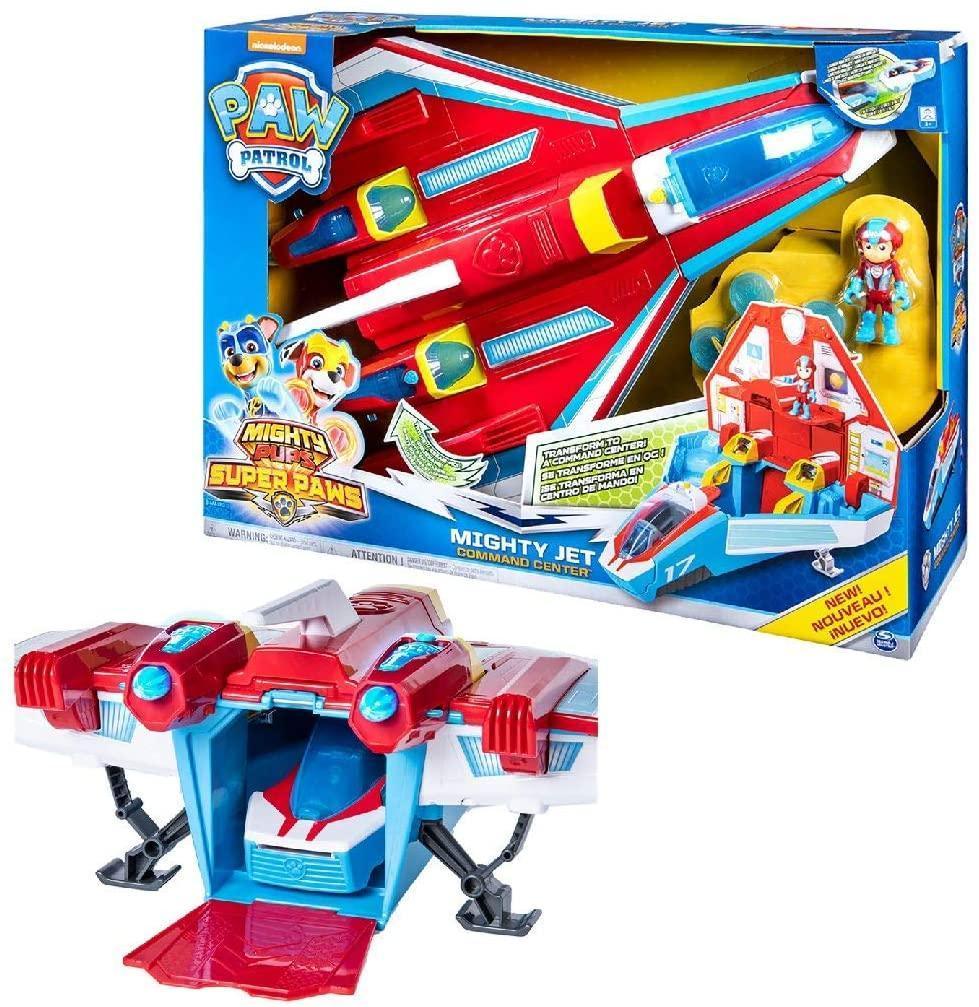 PAW Patrol Super PAWs Mighty Jet Command Center - TOYBOX Toy Shop