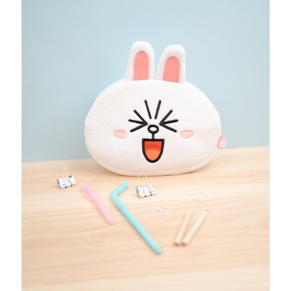 Pencil Case Plush Line Friends Cony - TOYBOX Toy Shop