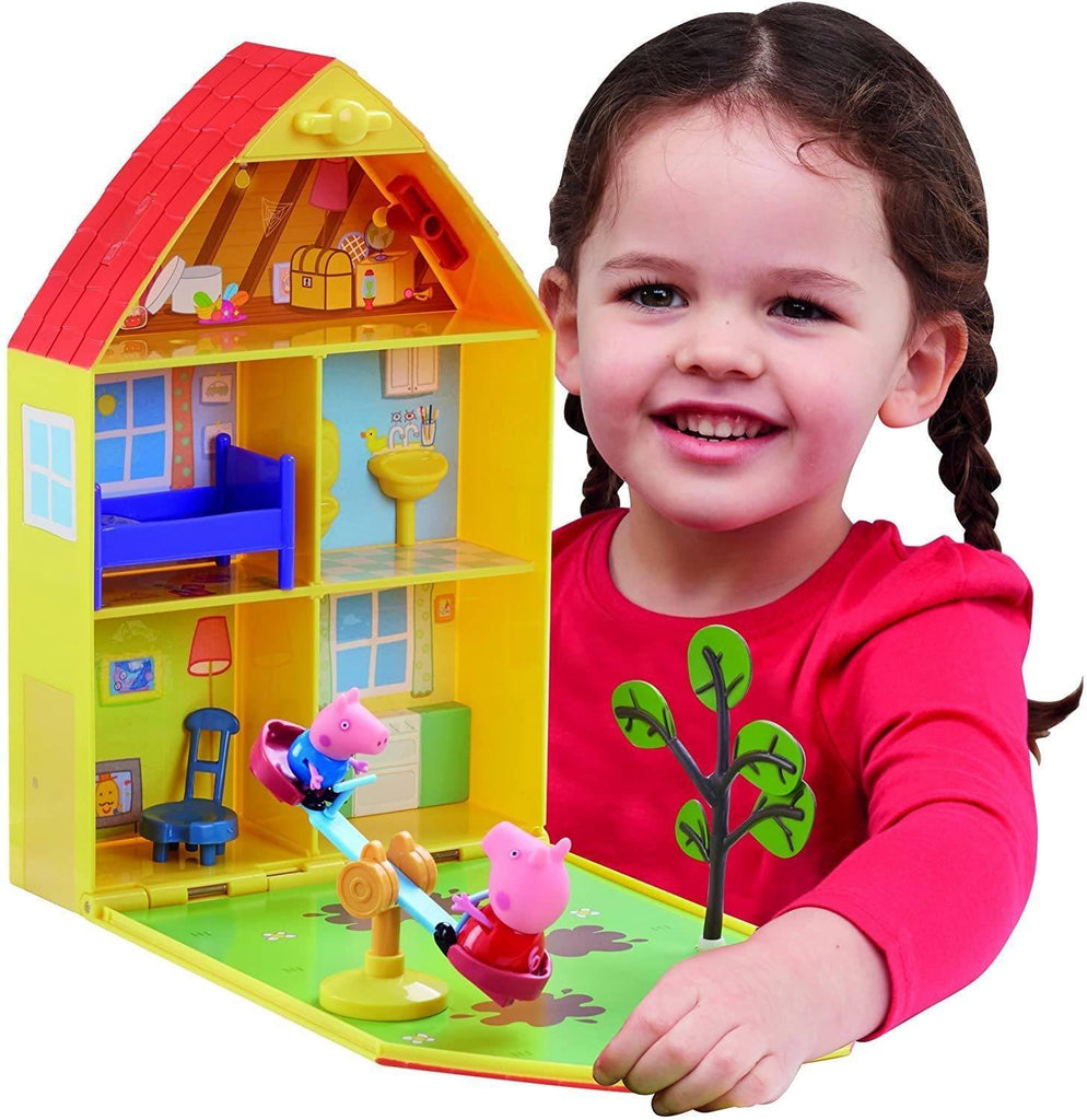 Peppa Pig 06156 Peppa's House & Garden Playset - TOYBOX Toy Shop