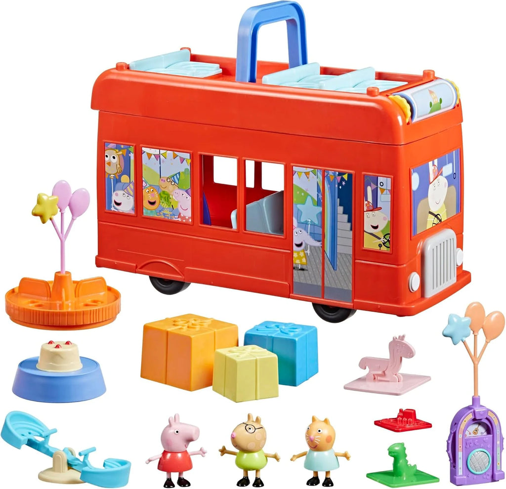 Peppa Pig - Peppas 2 in 1 Party Bus Playset - TOYBOX Toy Shop