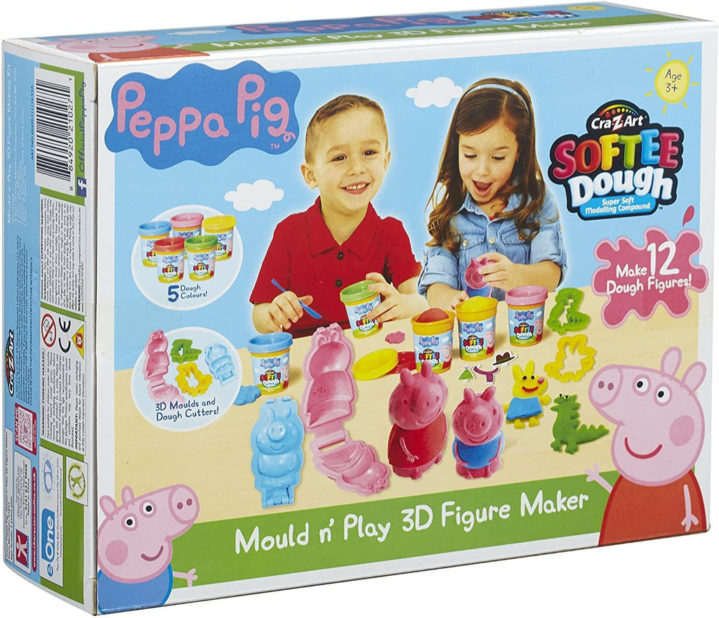 Peppa Pig 21027 Dough Mould and Play 3D Figure Maker - TOYBOX Toy Shop
