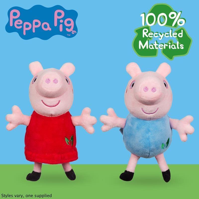 Peppa Pig Eco Plush Collectable - Assorted - TOYBOX Toy Shop