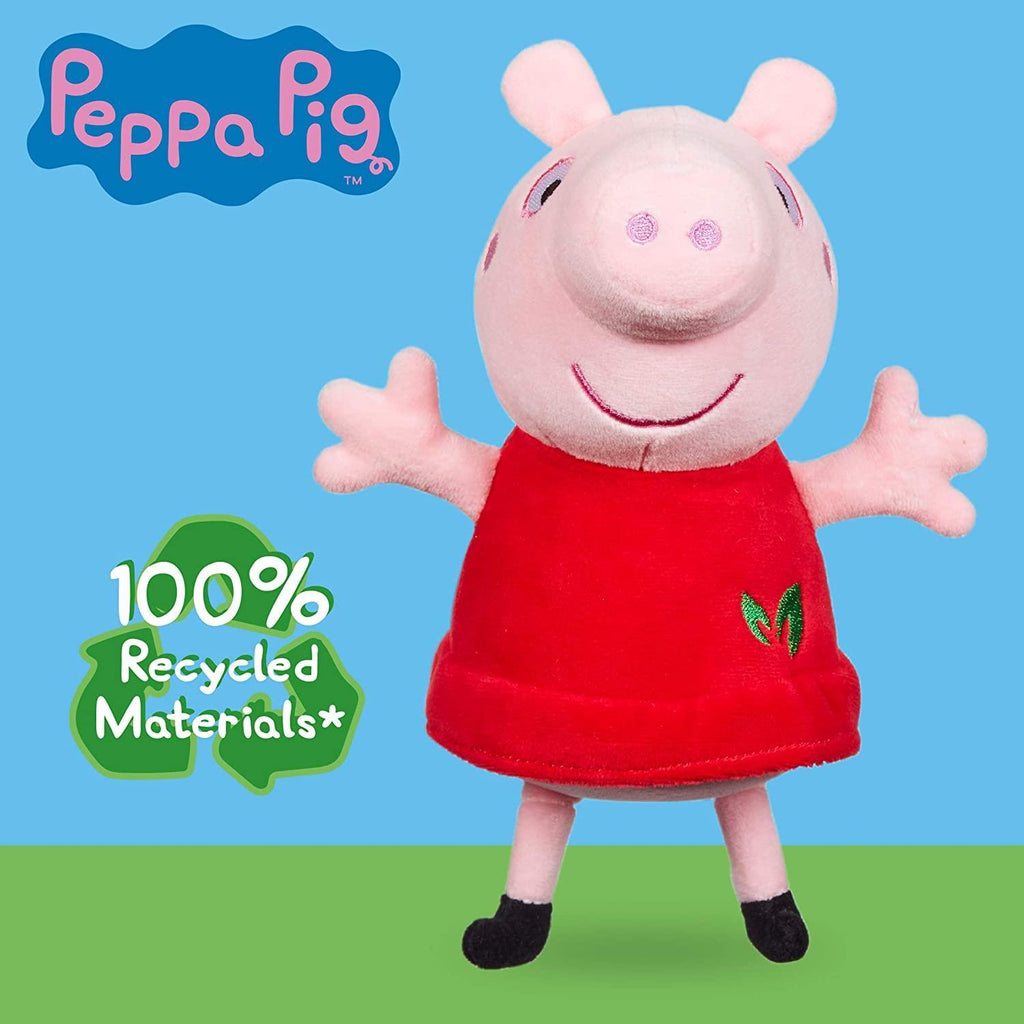Peppa Pig Eco Plush - Red Dress Peppa - TOYBOX Toy Shop