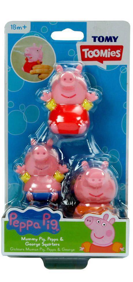 Peppa Pig Family Bath Squirters - Assorted - TOYBOX