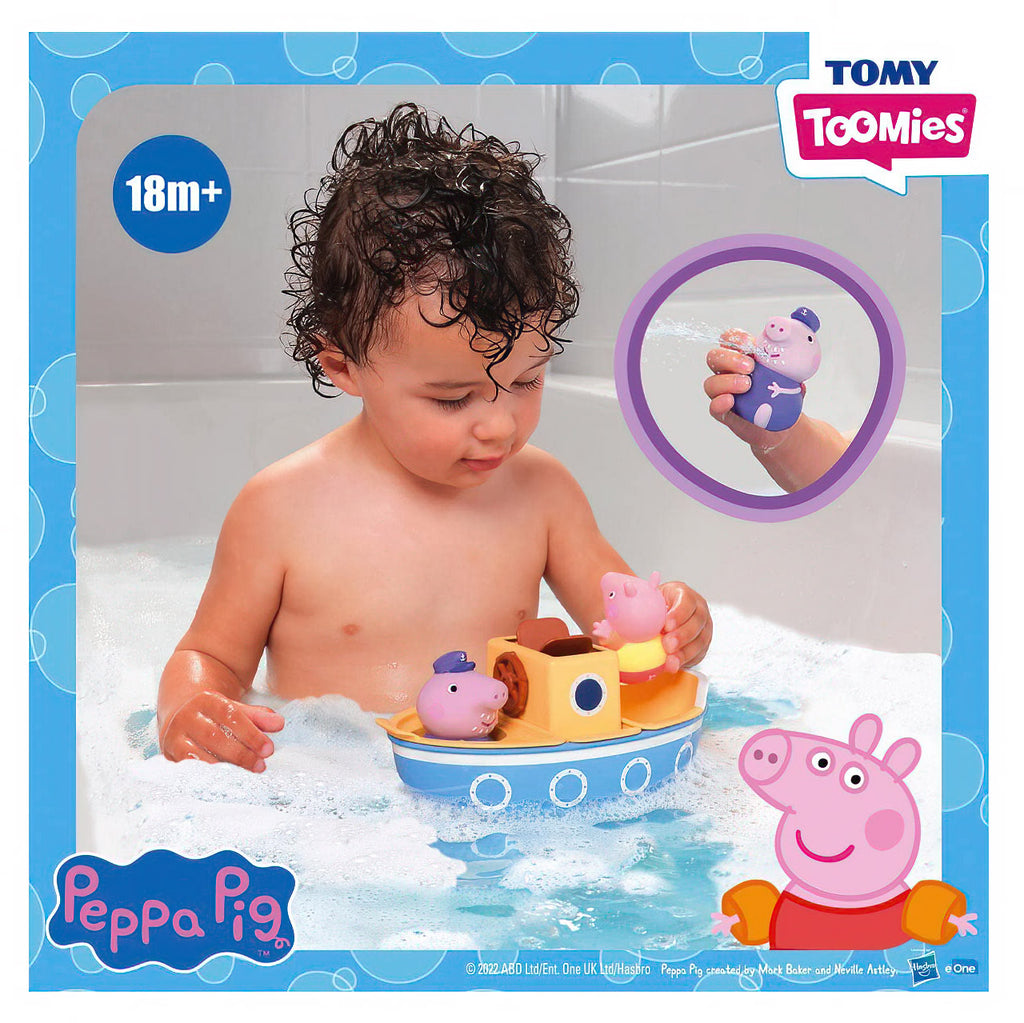 Peppa Pig Grandpa Pig's Splash & Pour Boat - TOYBOX Toy Shop