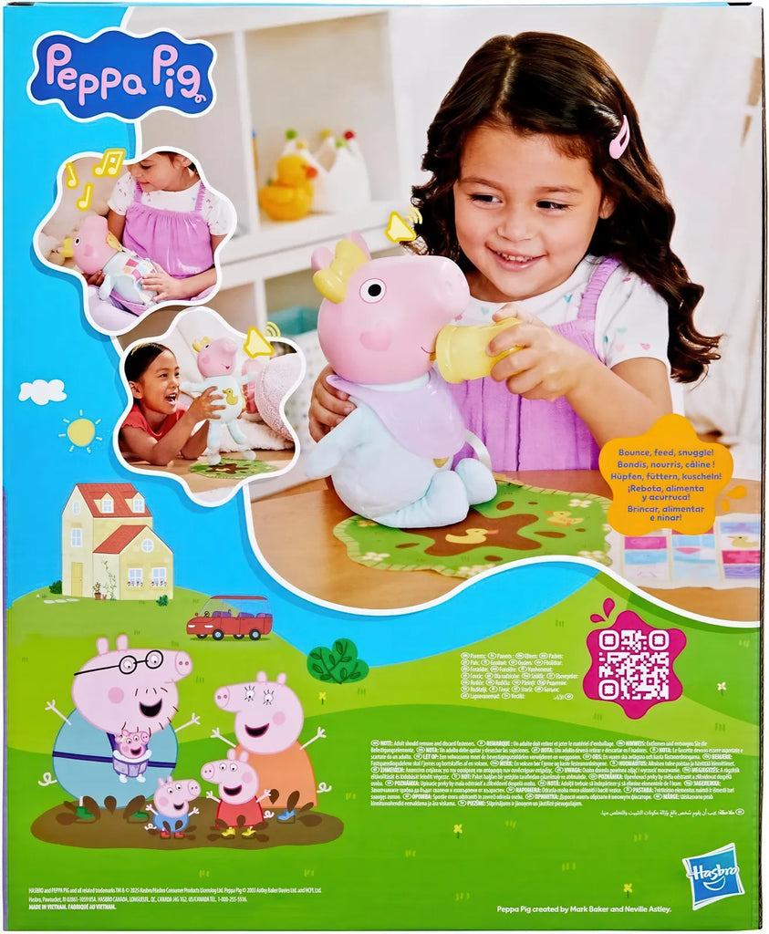 Peppa Pig Oinks and Snuggles Evie Interactive Baby Doll