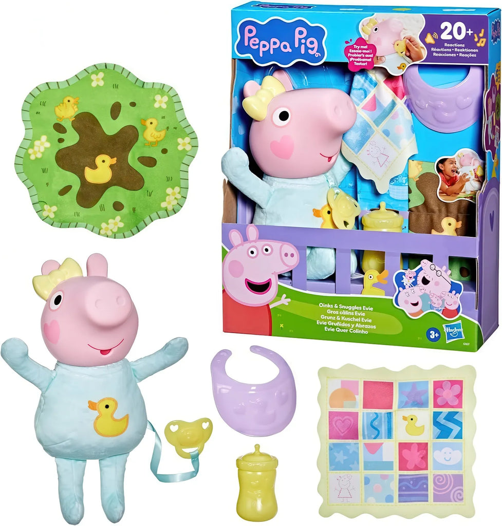Peppa Pig Oinks and Snuggles Evie Interactive Baby Doll