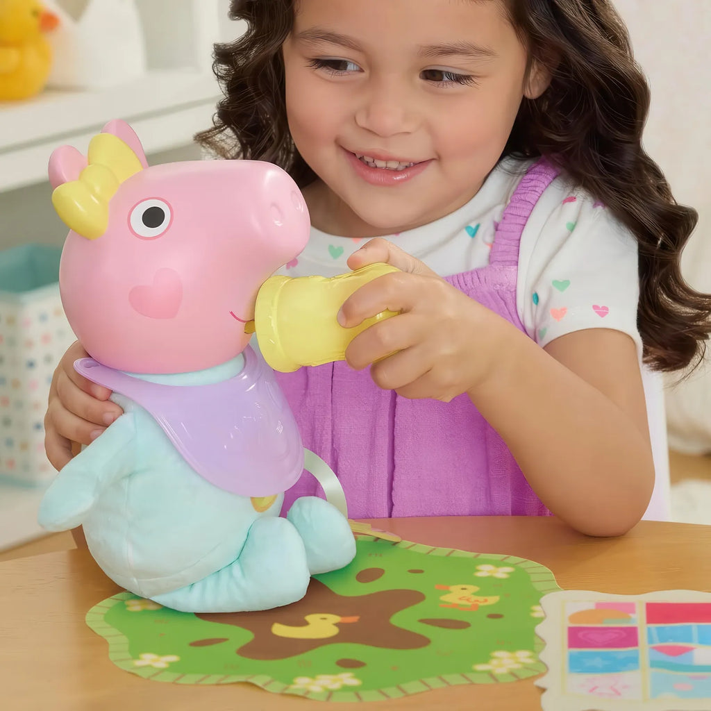 Peppa Pig Oinks and Snuggles Evie Interactive Baby Doll