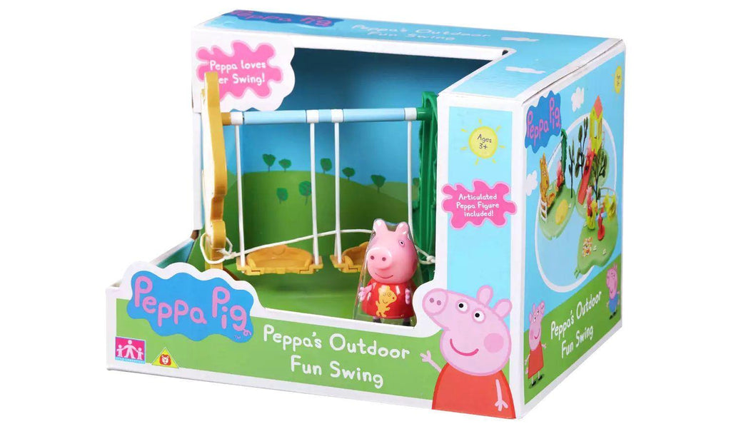 Peppa Pig Outdoor Fun Swing Playset - TOYBOX