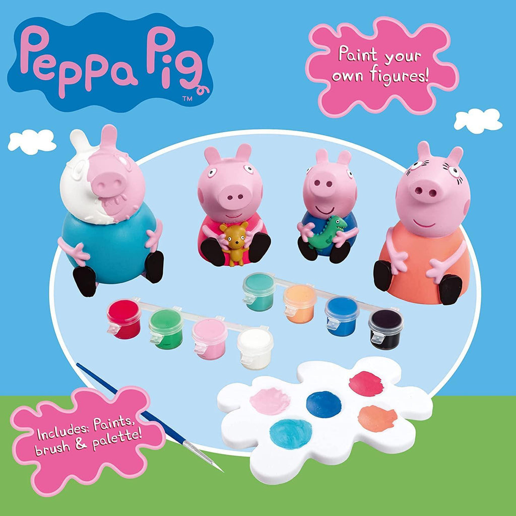 Peppa Pig Paint-Up Plaster Figure Set - TOYBOX Toy Shop