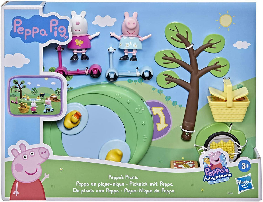 Peppa Pig Peppa’s Adventures Peppa’s Picnic Playset Toy - TOYBOX Toy Shop