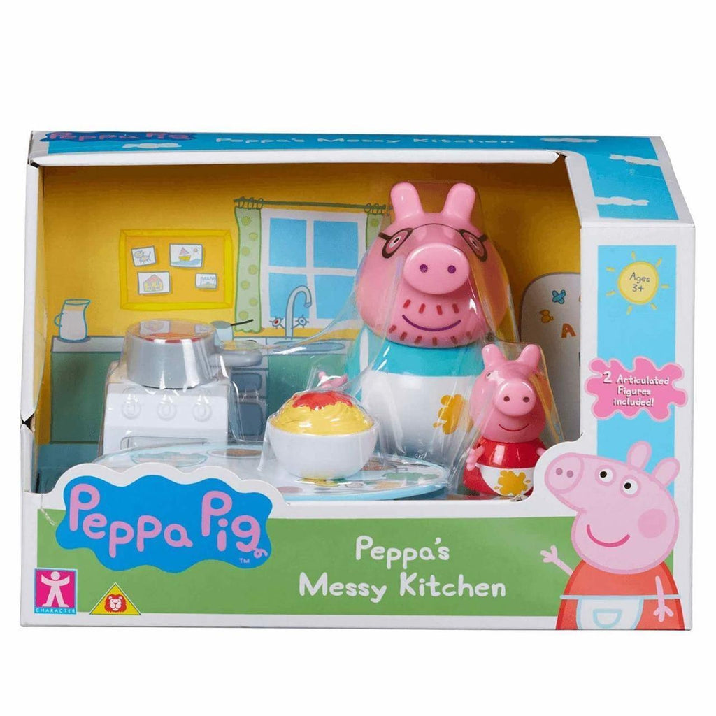 Peppa Pig - Peppa's Messy Kitchen Playset - TOYBOX Toy Shop