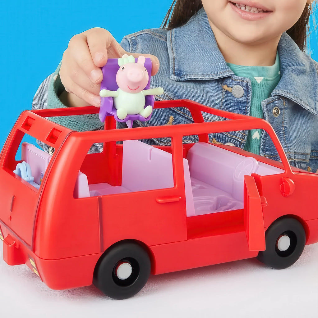 Peppa Pig Peppas Large Family Car Playset - Red