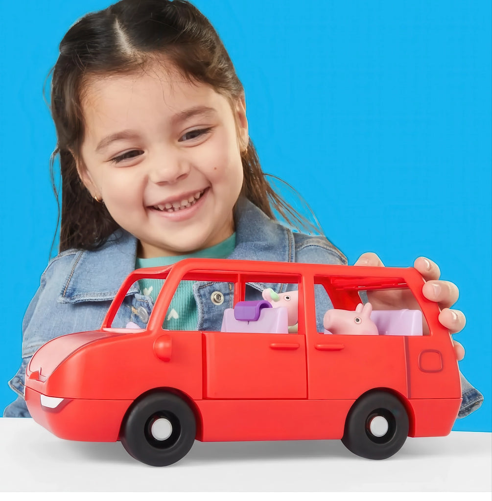 Peppa Pig Peppas Large Family Car Playset - Red