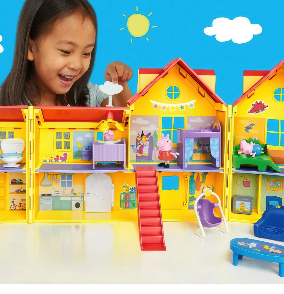Peppa Pig's Big Family House Playset with Baby Evie
