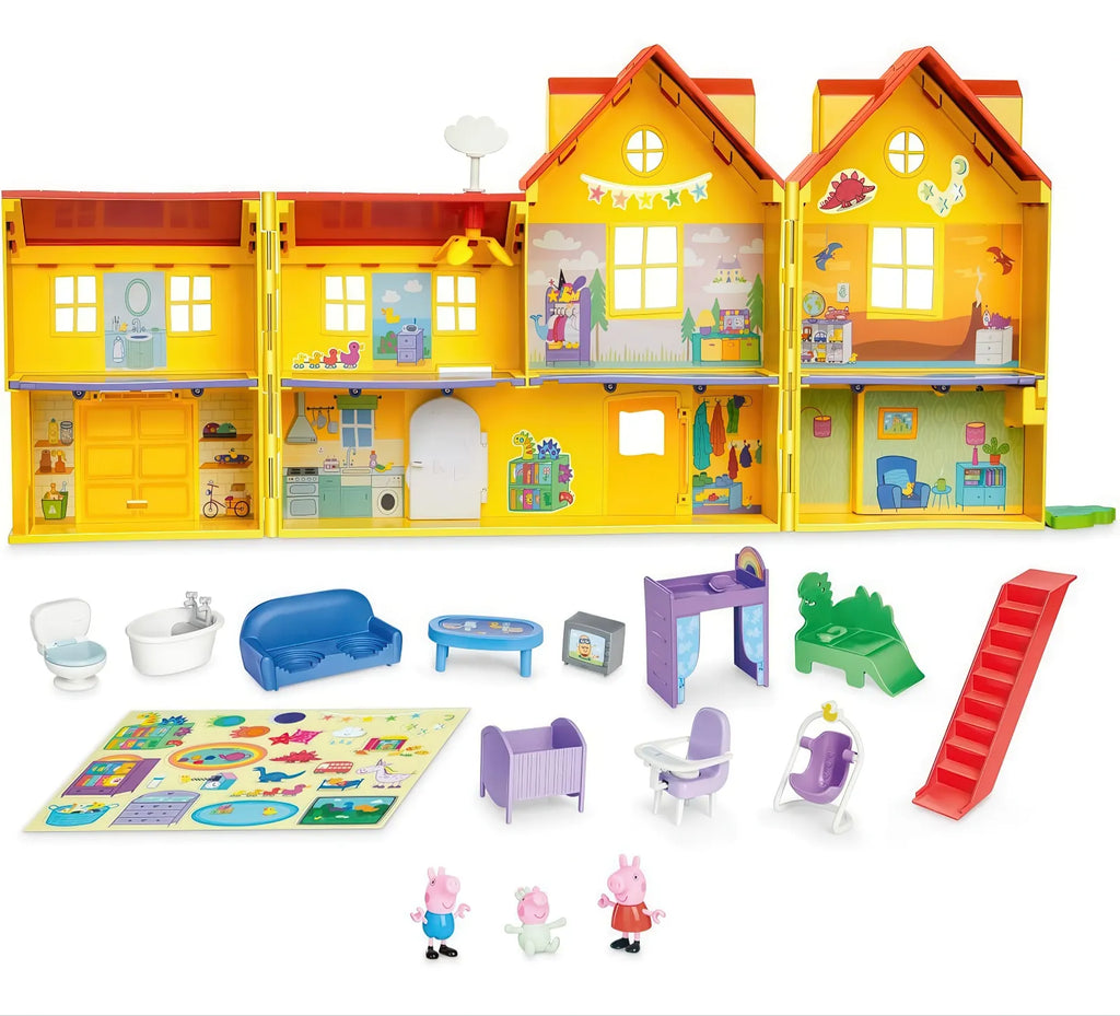 Peppa Pig's Big Family House Playset with Baby Evie