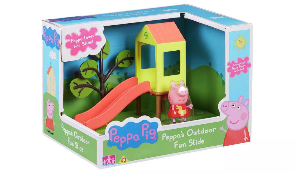 Peppa Pig's Outdoor Fun Slide Playset - TOYBOX Toy Shop Cyprus
