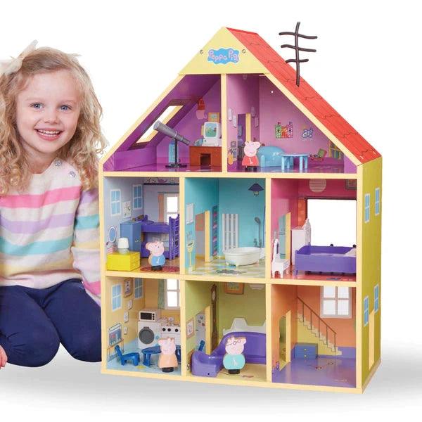 Peppa Pig's Wooden Playhouse 65cm - TOYBOX