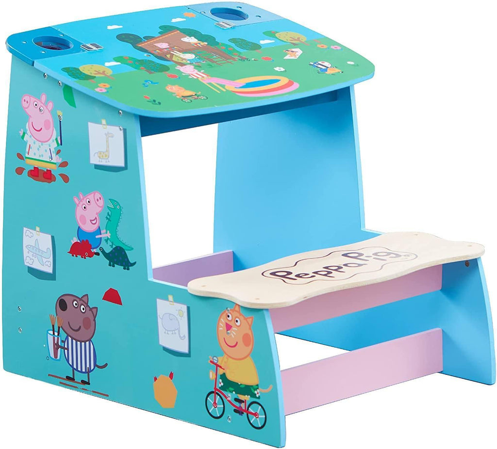 Peppa Pig Wooden Play Desk - TOYBOX Toy Shop Cyprus