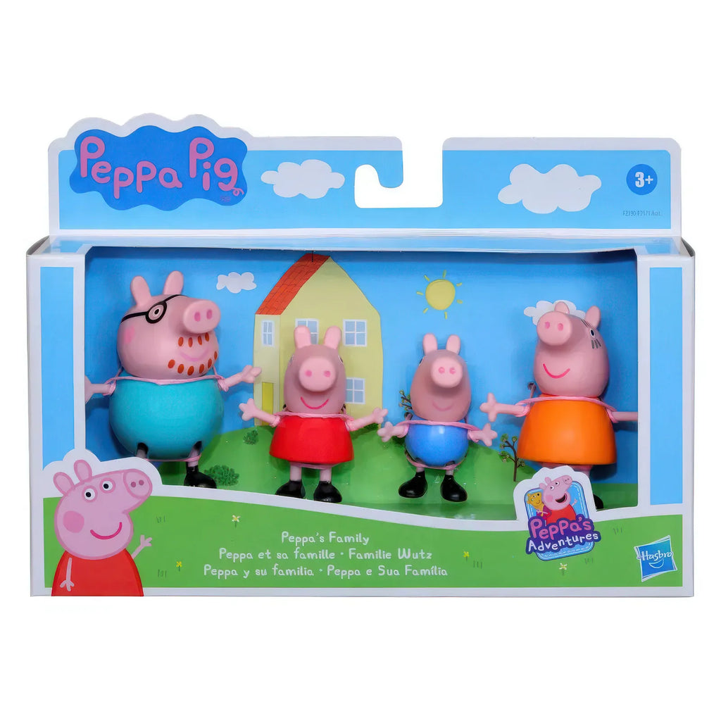 Peppa Pig Family 4 Figure Pack - Assorted