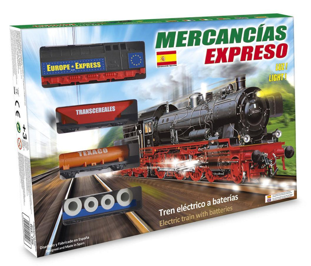 PEQUETREN 100 Express Merchandise Train Set - TOYBOX