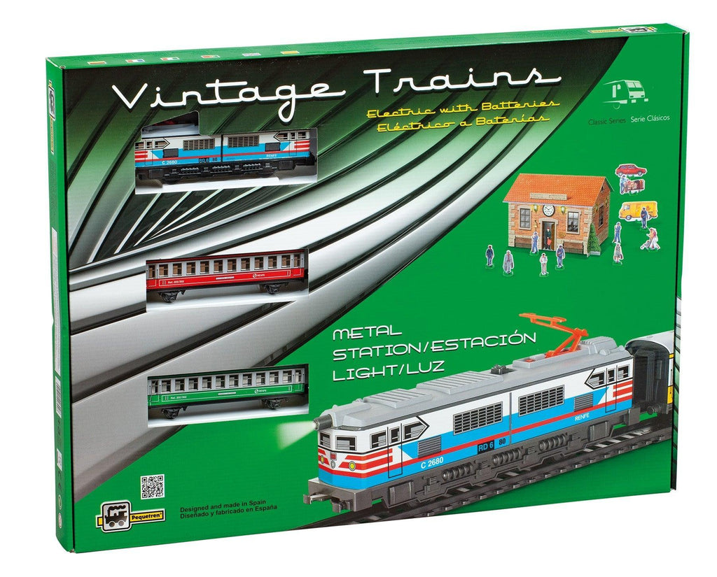 PEQUETREN 302 Passengers Colours Metallic Train Set - TOYBOX