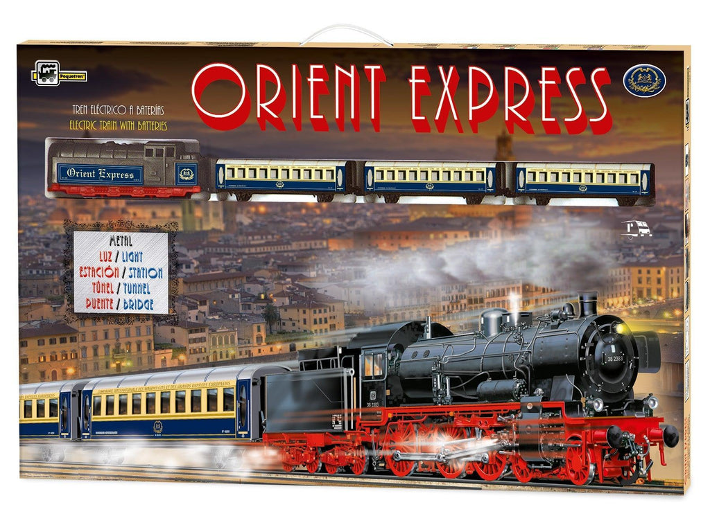 PEQUETREN 440 Deluxe Orient Express Metallic Train Set - TOYBOX
