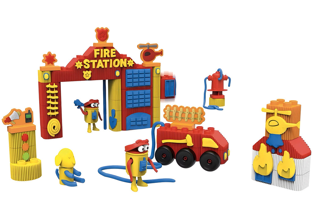 Play-Doh Blocks Fire Station Blocks Set - TOYBOX Toy Shop