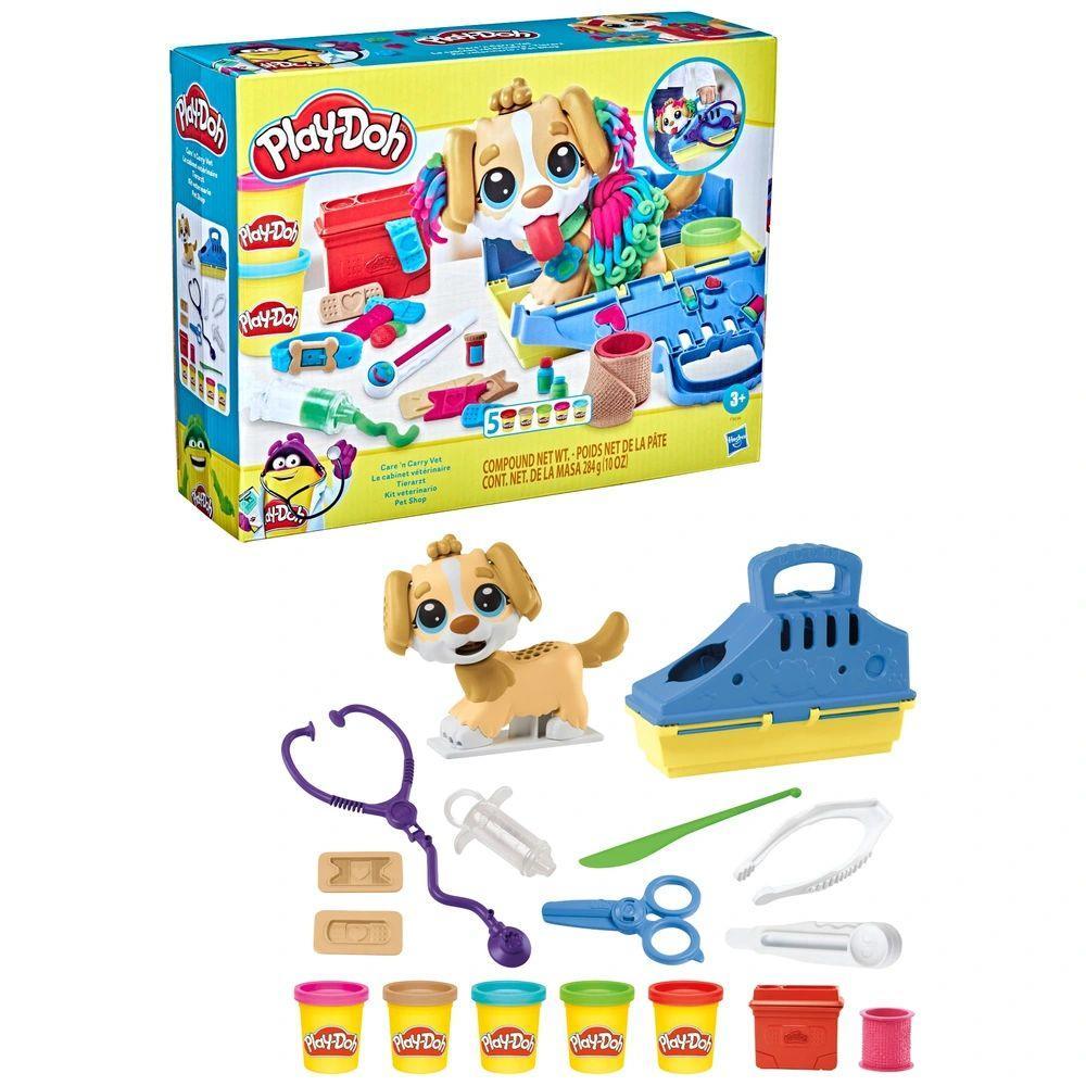 Play-Doh Care 'n Carry Vet Playset - TOYBOX