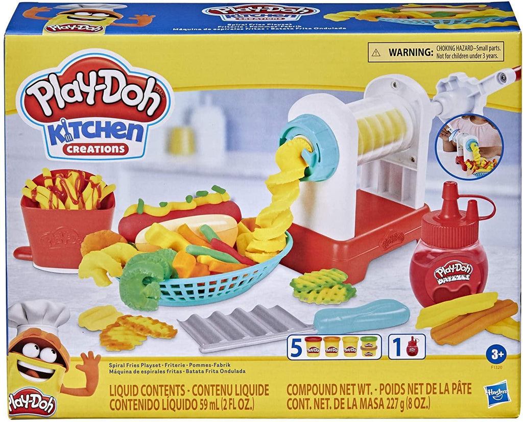Play-Doh Kitchen Creations Spiral Fries Playset - TOYBOX