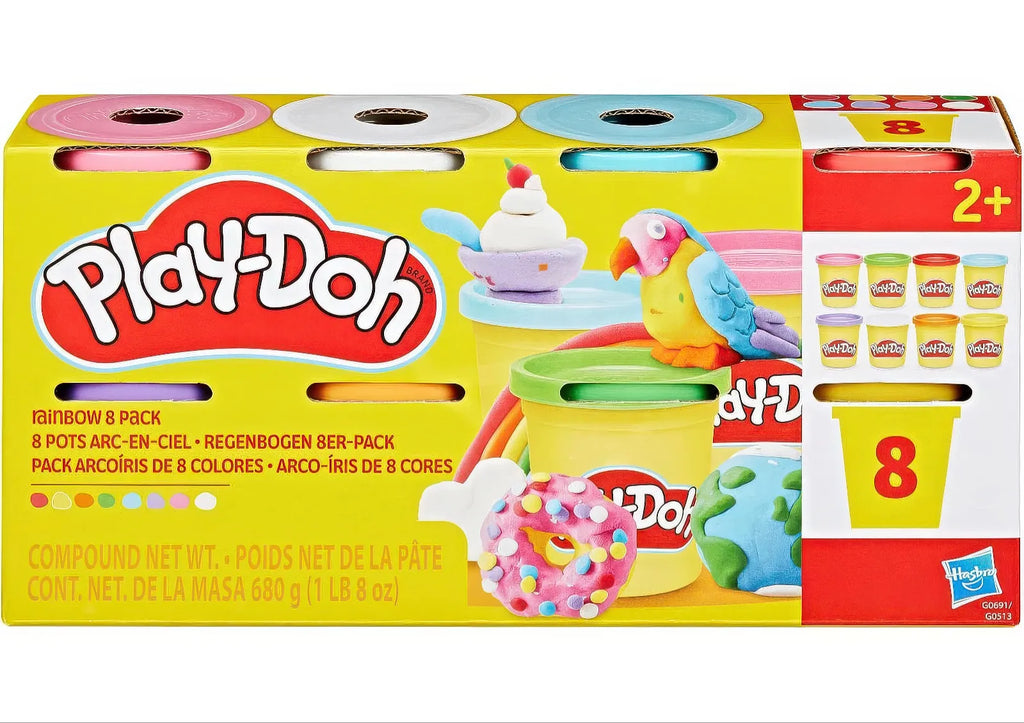 Play-doh Rainbow 8 Pack Assorted