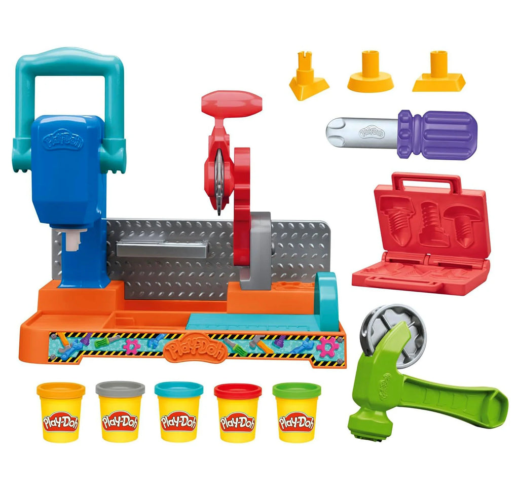 Play-Doh Stamp & Saw Tool Bench Playset - TOYBOX Toy Shop