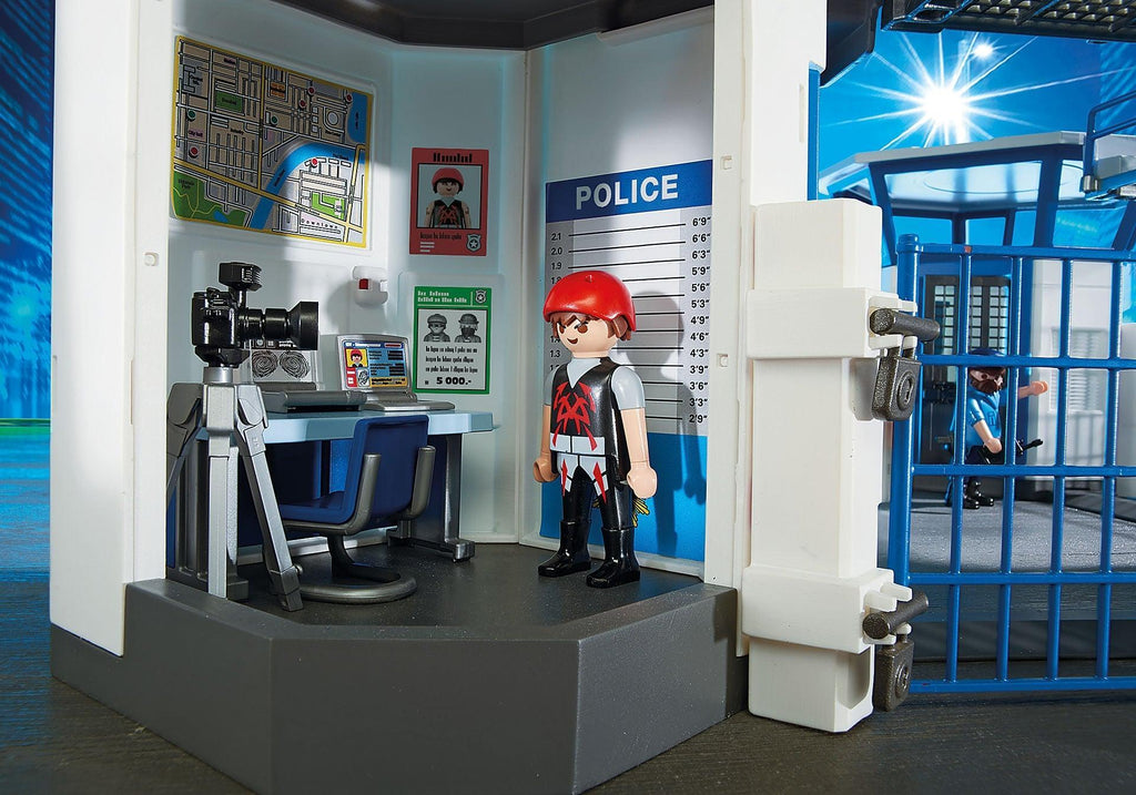 PLAYMOBIL 6919 Police Headquarters with Prison - TOYBOX Toy Shop