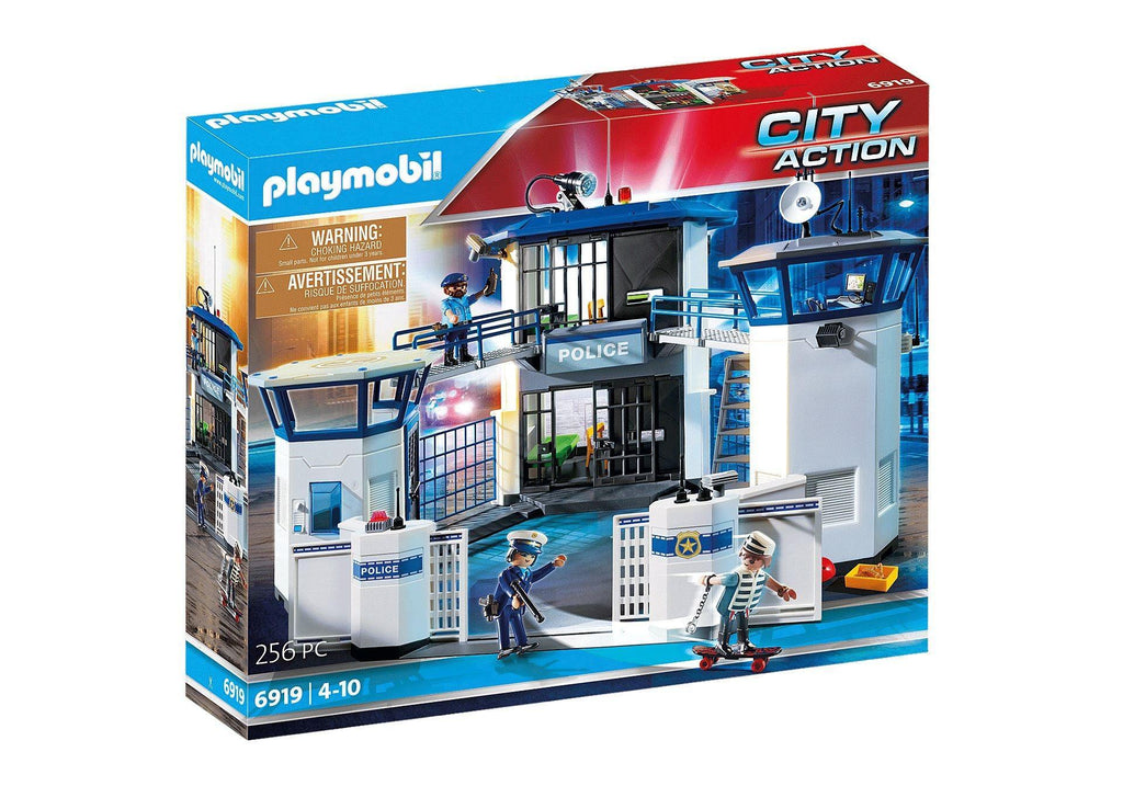 PLAYMOBIL 6919 Police Headquarters with Prison - TOYBOX Toy Shop
