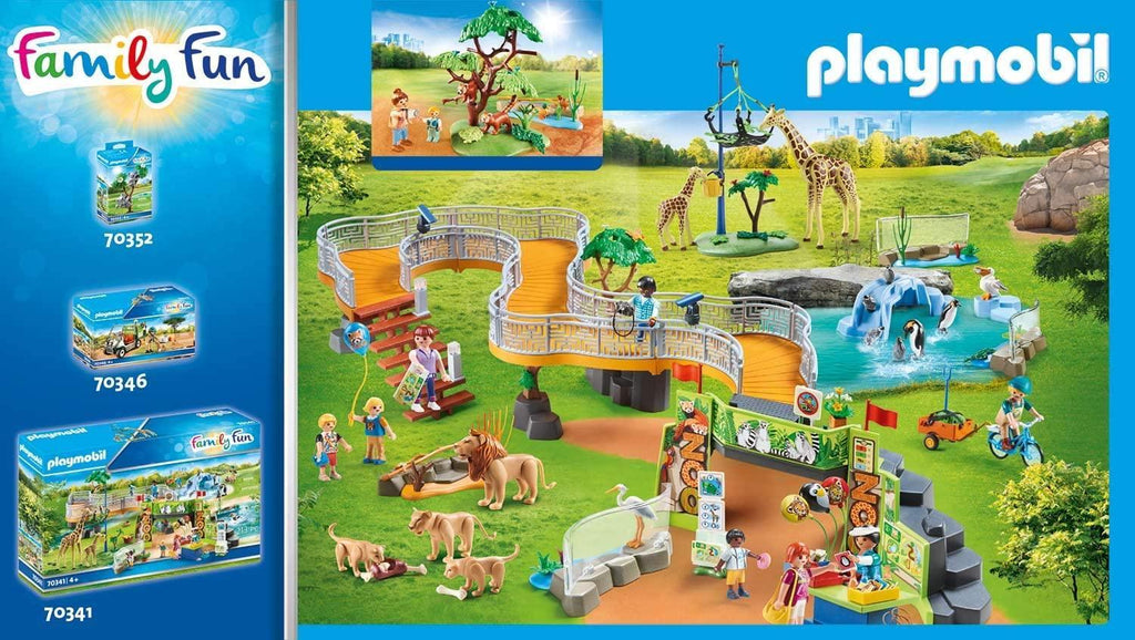 PLAYMOBIL 70344 Family Fun Red Panda Habitat - TOYBOX Toy Shop