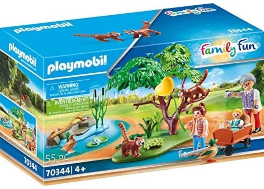 PLAYMOBIL 70344 Family Fun Red Panda Habitat - TOYBOX Toy Shop