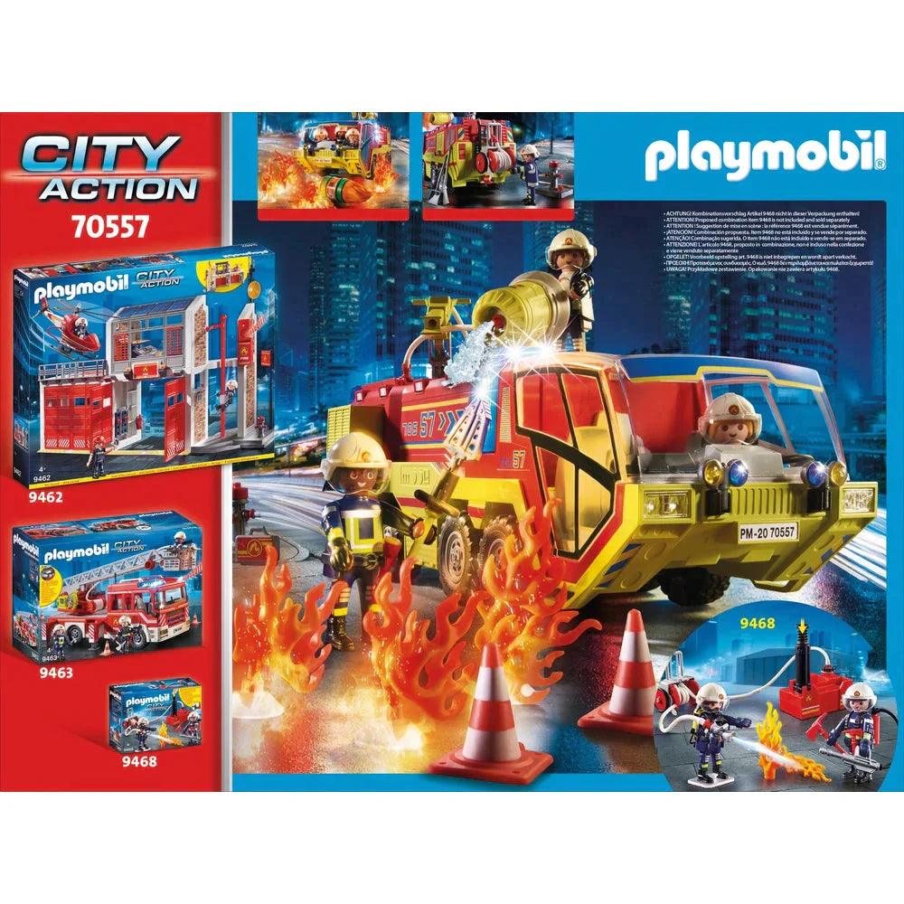 PLAYMOBIL 70557 City Action Fire Engine with Truck - TOYBOX Toy Shop