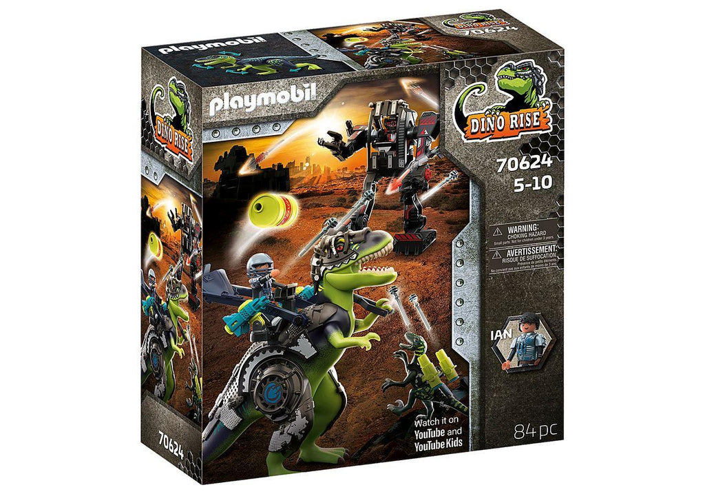 PLAYMOBIL 70624 DINO RISE - T-Rex: Battle of the Giants - TOYBOX Toy Shop