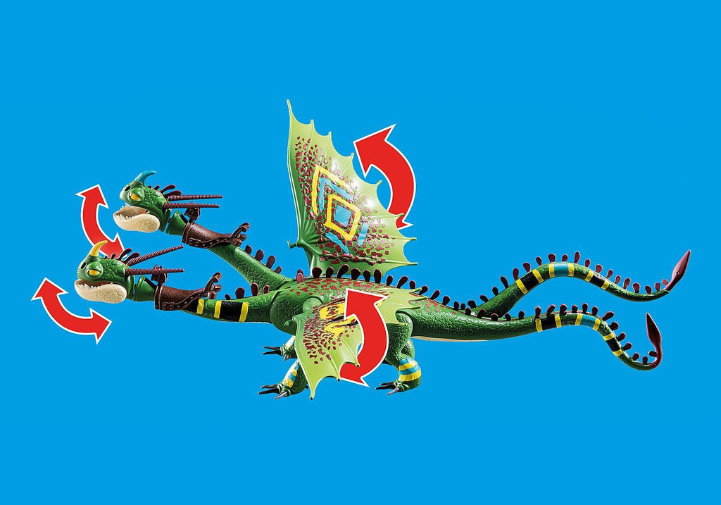 PLAYMOBIL 70730 DRAGONS Racing Ruffnut and Tuffnut with Barf and Belch - TOYBOX Toy Shop
